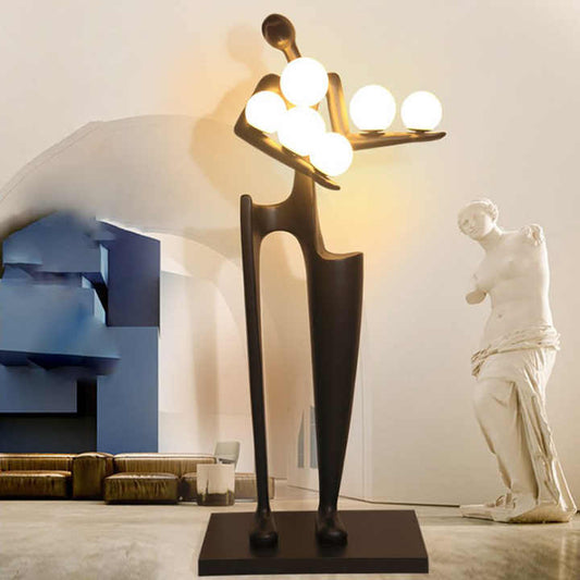 Hdc Art Sculpture Living Room Creative Abstract Character Decorative Floor Lamp
