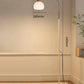 HDC Modern Ribbed Glass Arch Floor Lamp for Living Room Luxury Retro for Bedroom Study Corner
