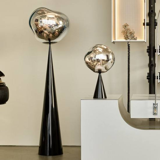 Hdc Nordic Minimalist Volcano Lava Floor Lamp Creative LED Light Source for Hotel Bedroom Clothing Shop