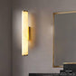 HDC 400mm Luxury Vertical LED Wall Light with Gold Accent