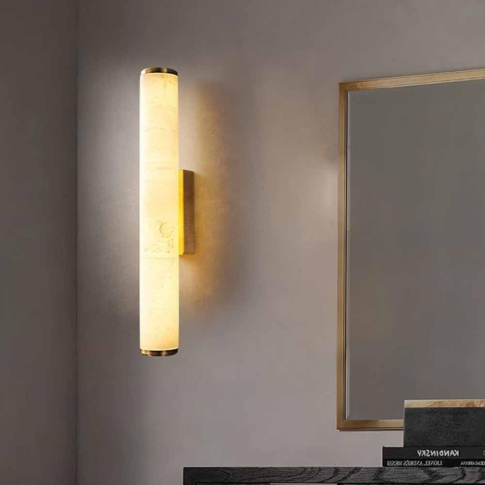 HDC 400mm Luxury Vertical LED Wall Light with Gold Accent