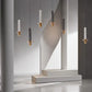 HDC Modern Nordic Modern Minimalist Natural Stone Droplight Pendant Lamp For Living Room Luxury Restaurant (White)