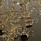 HDC 25 Lights Flower Shape Crystal Dinning Chandelier
