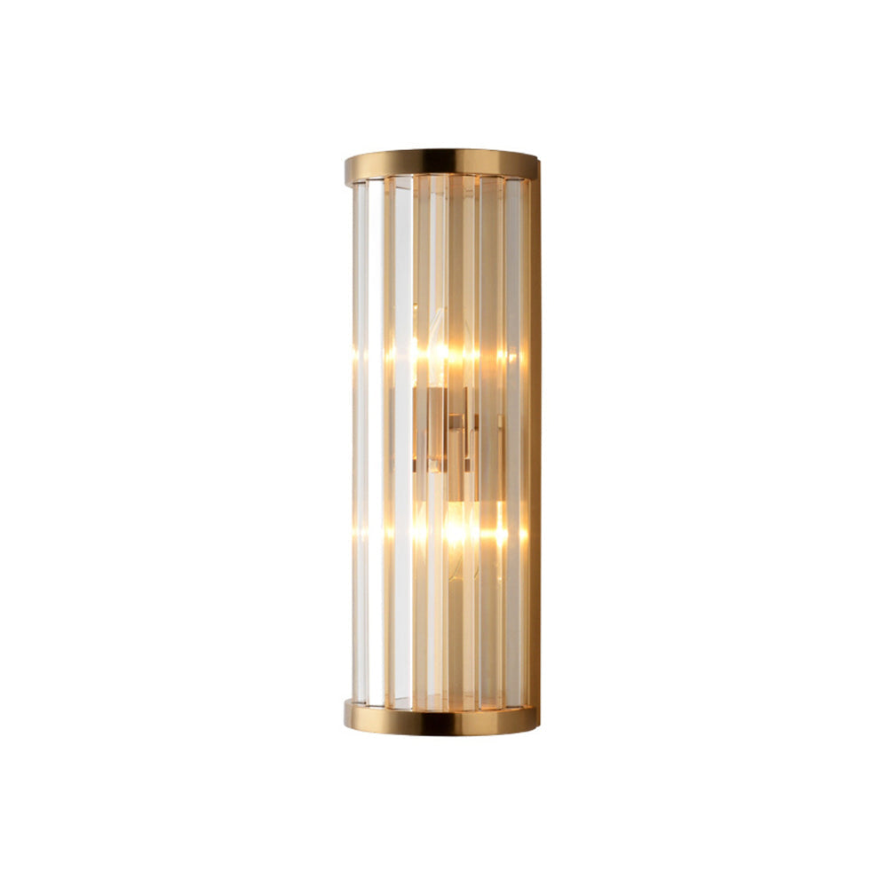 Hdc Modern American Rectangular Luxury Crystal Wall Lamp