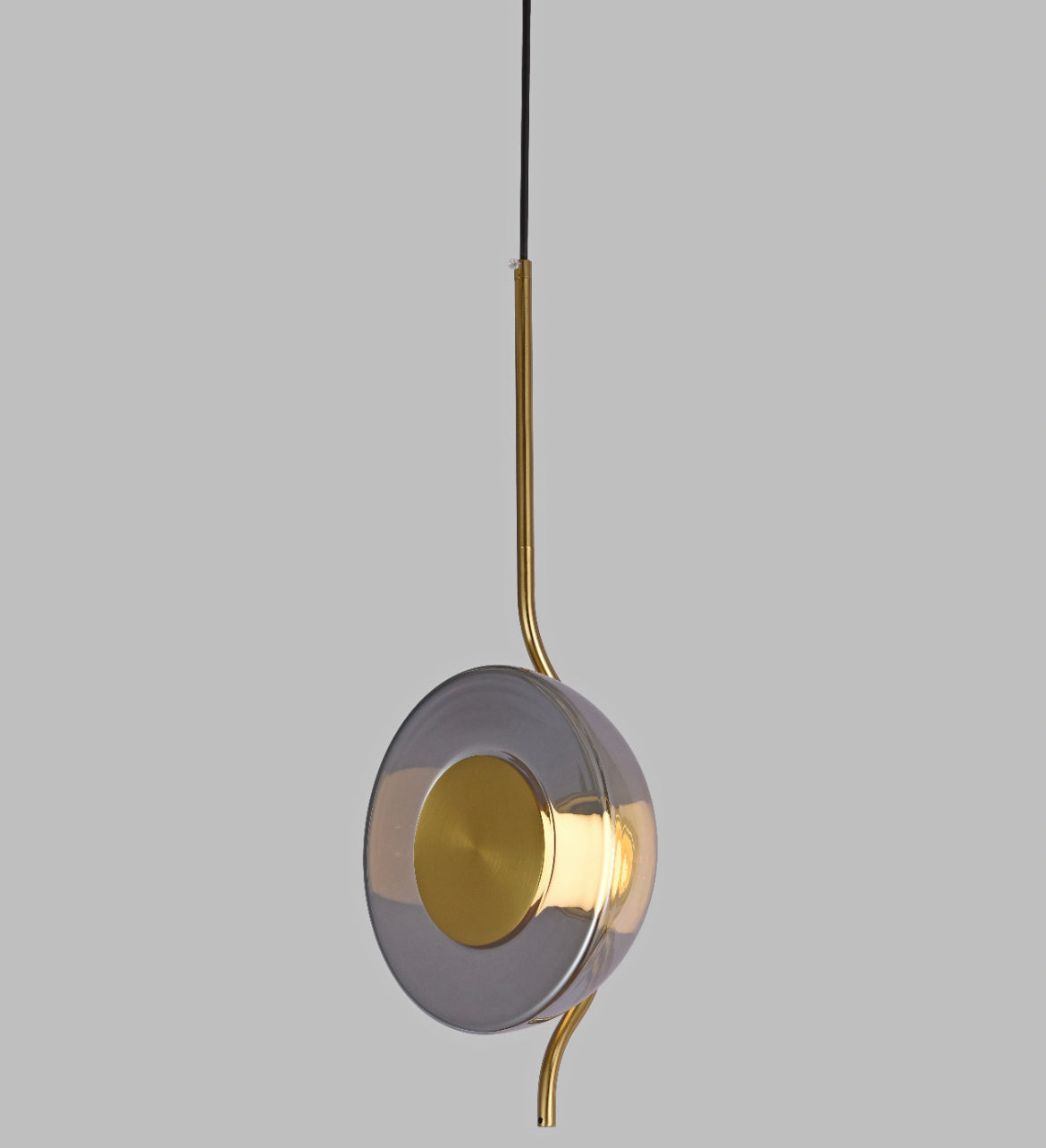HDC 1 Light Led Pendulum Glass Pendant Lamp Ceiling Light
