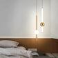 HDC 2 Light Creative White Gold Ceiling Pendant Lamps for Bedside Bedroom Living Room