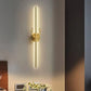 HDC 600 Modern Long Gold Deer Led Wall Lamp - Tricolor