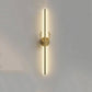 HDC 600 Modern Long Gold Deer Led Wall Lamp - Tricolor