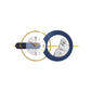 Hdc Modern Creative Metal Wall Clock For Living Room, Bedroom, Home Decor