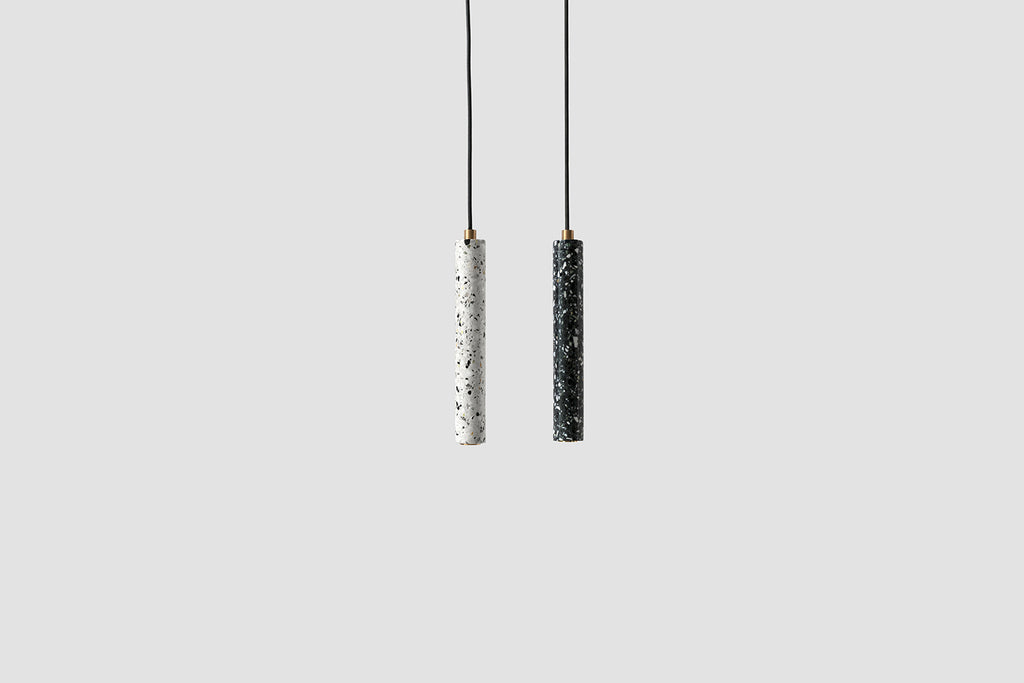 HDC Modern Nordic Modern Minimalist Natural Stone Droplight Pendant Lamp For Living Room Luxury Restaurant (White)