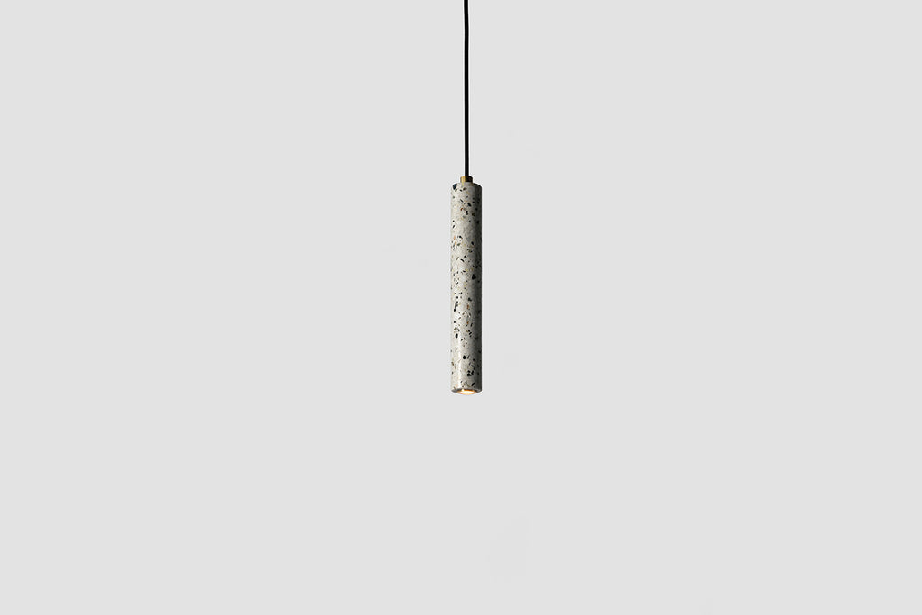 HDC Modern Nordic Modern Minimalist Natural Stone Droplight Pendant Lamp For Living Room Luxury Restaurant (White)