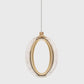HDC LED Metal Full Moon Hanging Pendant Ceiling Lamp Light Fixture- Tricolor