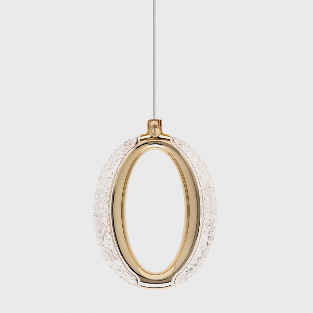 HDC LED Metal Full Moon Hanging Pendant Ceiling Lamp Light Fixture- Tricolor