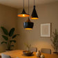 HDC Modern Trio Black Metal Pendant Cluster Light For Living Room