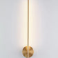 HDC 600mm Modern Golden Linear Tube LED Wall Lamp- Tricolor