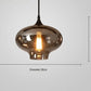 Hdc 1 Light Smokey Grey Glass Pendant Lighting Fixture