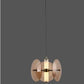 HDC Led 1 Light Tube Amber Glass Pendant Ceiling Lamp Light Fixture - Tricolor