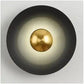 Hdc Contemporary Black Creative Macaron Flying Saucer Hardware LED Wall Sconce Lamp For Bedroom- Tricolor