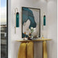 Hdc Long Glass Wall Light Modern Copper Metal Bedroom Living Room Wall Light