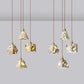 Hdc Nordic Industrial Vintage Square Geometry Cement 1-Light Pendant Light