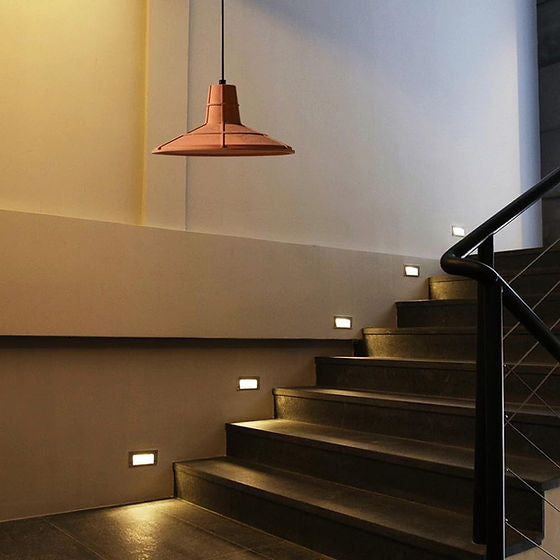 Hdc Japanese Orange Industrial Style Cement Pendant Lamp