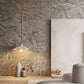 Hdc 1 Light Minimalistic Japanese Ash Color Cement Pendant Lamp