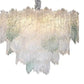 HDC 750mm French Vintage Chandelier for Living Room Bedroom Gold Lamp LED Glass Lamp Ceiling