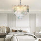 HDC 750mm French Vintage Chandelier for Living Room Bedroom Gold Lamp LED Glass Lamp Ceiling