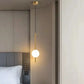 Hdc 1 Light Minimalist Brass Modern Glass Shade Pendant Lamp