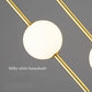 Hdc 1 Light Minimalist Brass Modern Glass Shade Pendant Lamp