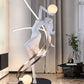 Hdc Modern Creative Goddess Statue Sculpture Living Room Bedroom Floor Lamp