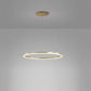 HDC Copper Gold Metalic Dimmable Led Chandelier Ring Light -Tricolor