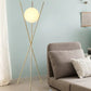 Hdc 1 Frosted Glass Gold Tripod Floor Lamp Living Room Light For Home Lighting Standing Lamp - Gold - HDC Lights