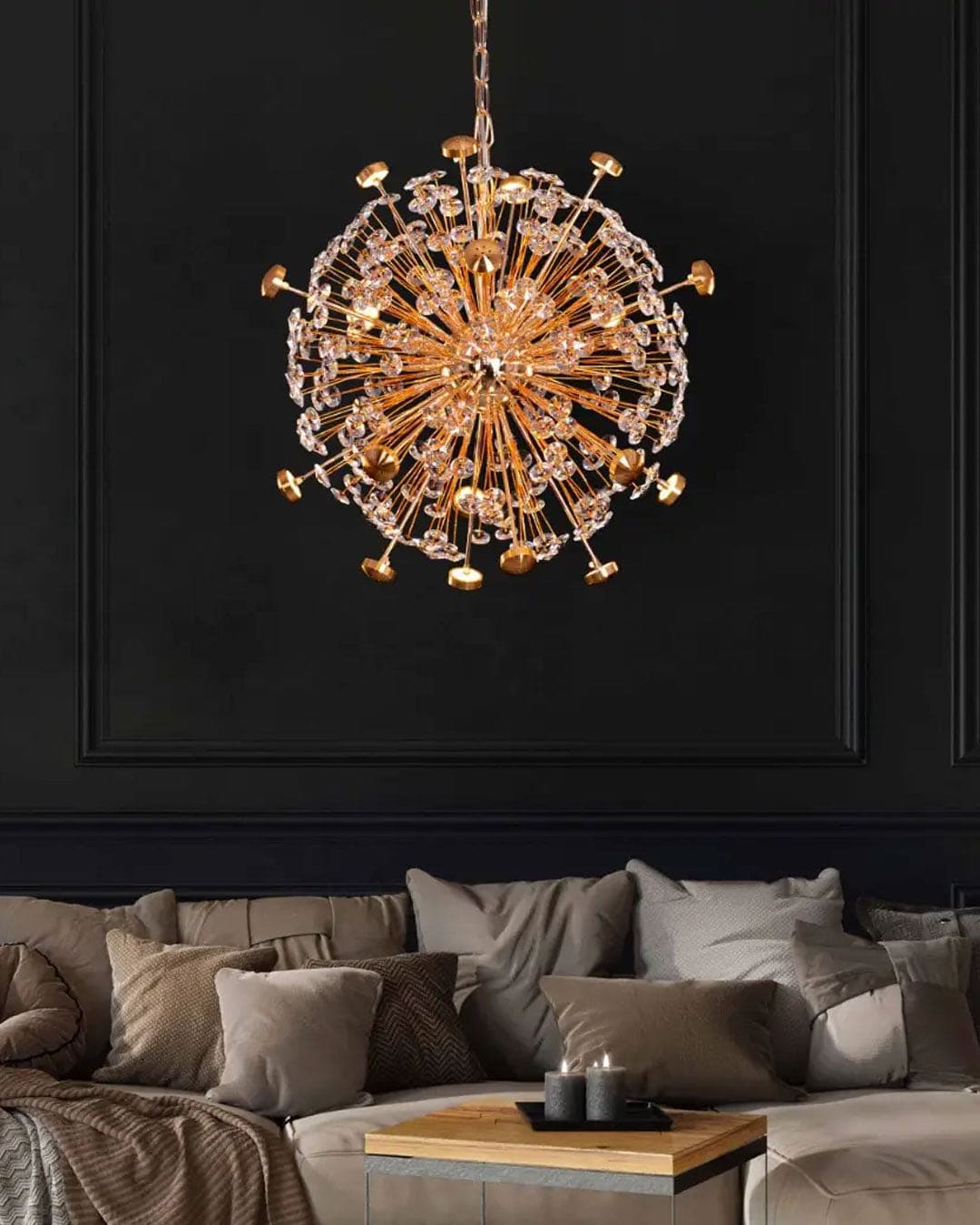 Hdc 440/600mm Dandelion Crystal Chandelier