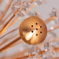 Hdc 440/600mm Dandelion Crystal Design Glass Modern Led Round Chandelier