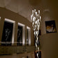 HDC 17 Lights Modern Led Spiral Horn Hanging Double Height Staircase Chandelier- Warmwhite