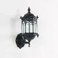 Hdc Vintage Bronze/Black Outdoor LED Waterproof Balcony Wall Light Creativity Tradition Glass Garden E27 Wall Lamp  - Warm White