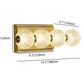 Hdc 4 Light Acrylic Glass Led Golden Body Led Wall Light Mirror Vanity Picture Lamp - Warm White