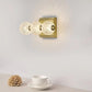 Hdc 18w 3 Acrylic Glass Led Golden Body Led Wall Light Mirror Vanity Picture Lamp - Warm White