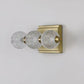 Hdc 18w 3 Acrylic Glass Led Golden Body Led Wall Light Mirror Vanity Picture Lamp - Warm White