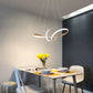 HDC Modern Minimalist Creative Golden LED Chandelier