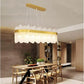 HDC Modern 800mm Contemporary Luxury Oval Glass Chandelier