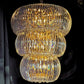 HDC Luxury Modern Crystal Double Height Chandelier For Staircase