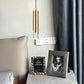 HDC Modern Acrylic Lampshade Metal Spot Light Long Tube Ceiling Pendant Light