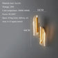 HDC Modern Gold Transparent 18w Curvy Led Wall Lamp Bedside Light
