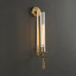 HDC Tubular Glass 1 Bulb Gold Sconce Creative LED Wall Lamp- Warmwhite