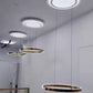 HDC 600mm Metallic Hydraulic Ring Chandelier Ceiling Light