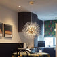 Hdc 600mm Lights Gold Sputnik Ceiling Modern Crystal Dandelion Chandelier Brass Firework Lamp