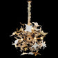 Hdc Modern Floral Bouquet Round Chandelier - Warm White