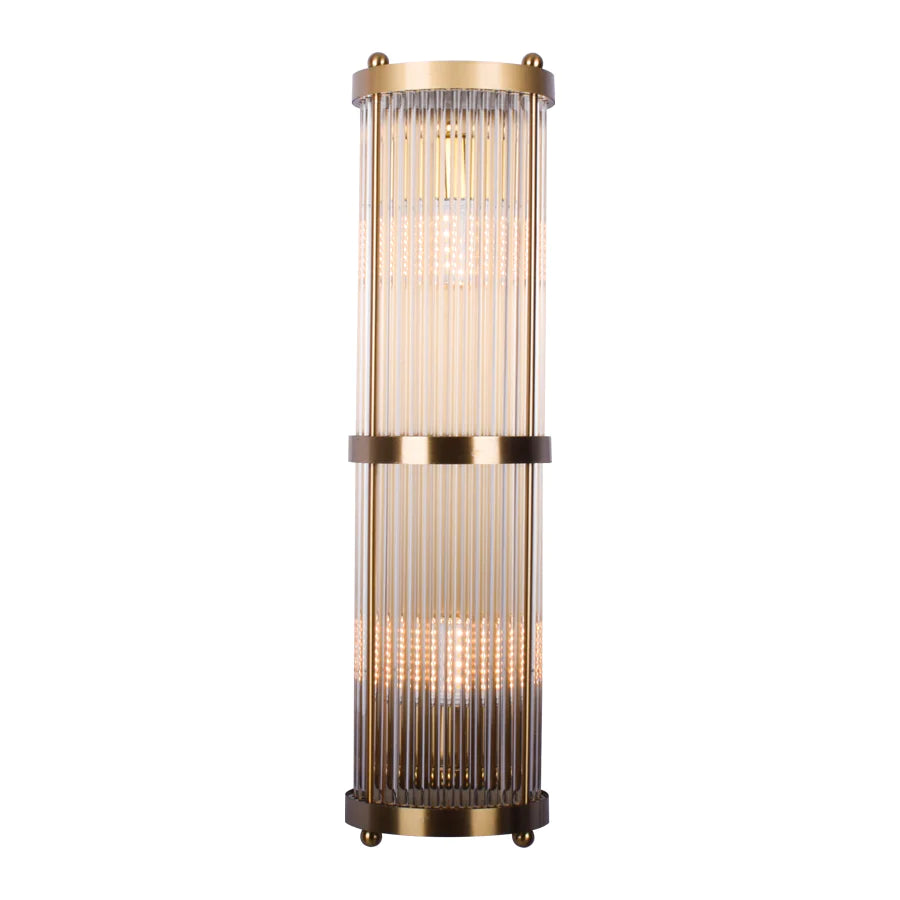 Hdc Glass Wall Light Copper Luxury Creative Wall Sconce